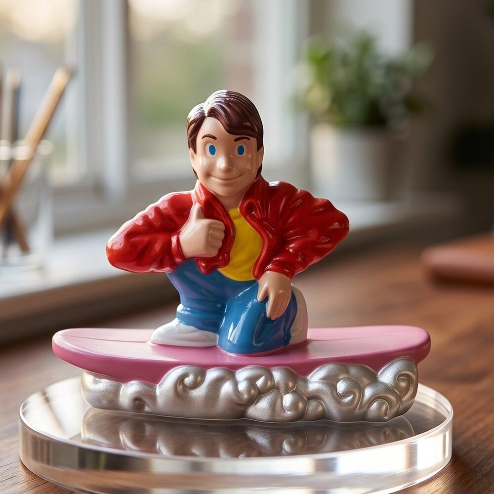 Vintage McDonald's Back to the Future Marty McFly 1991 Happy Meal Toy